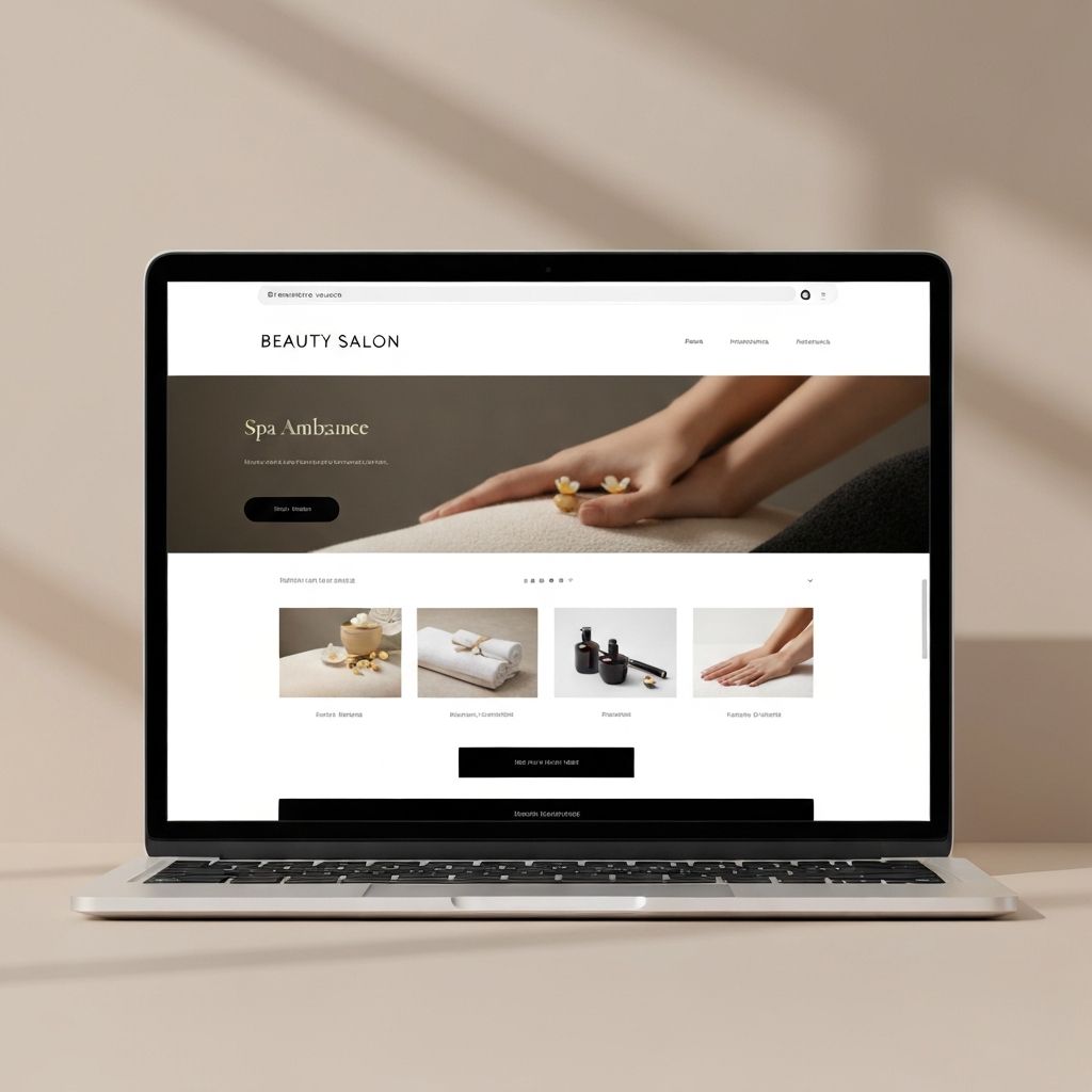 Salon Website Design